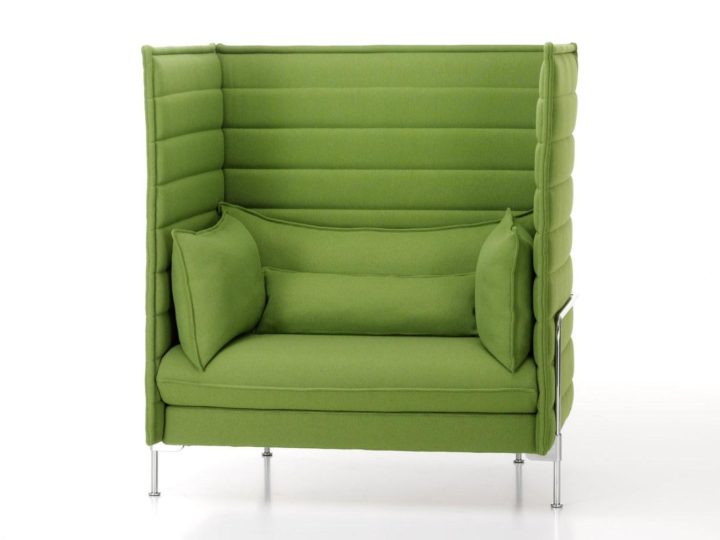 Alcove Highback Love Seat Small Sofa, Vitra