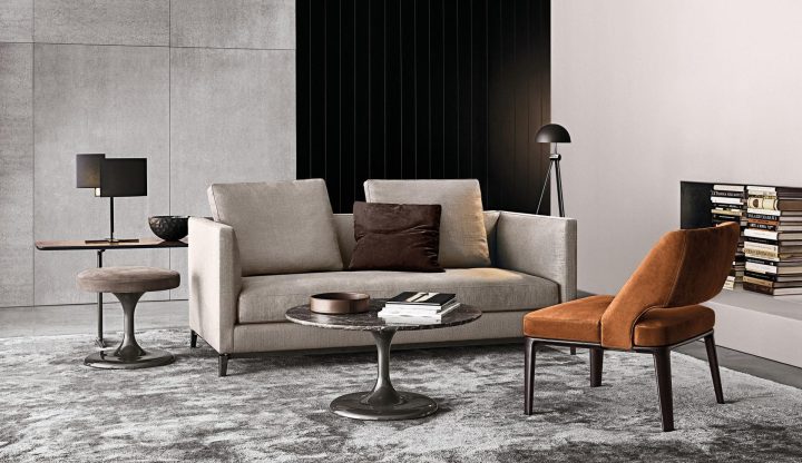 Andersen Slim 90/andersen Slim 90 Quilt Sofa, Minotti