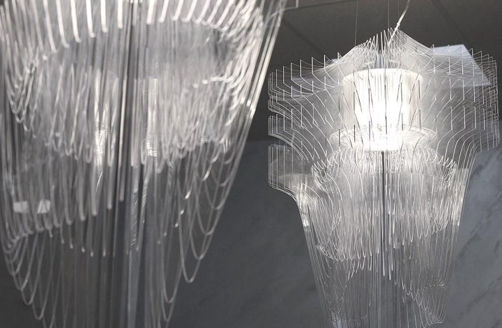 Aria Transparent Pendant Lamp, Slamp