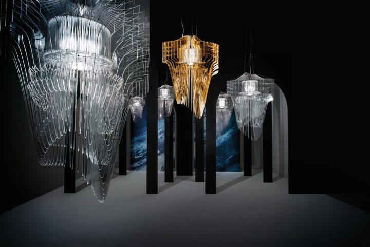 Aria Transparent Pendant Lamp, Slamp