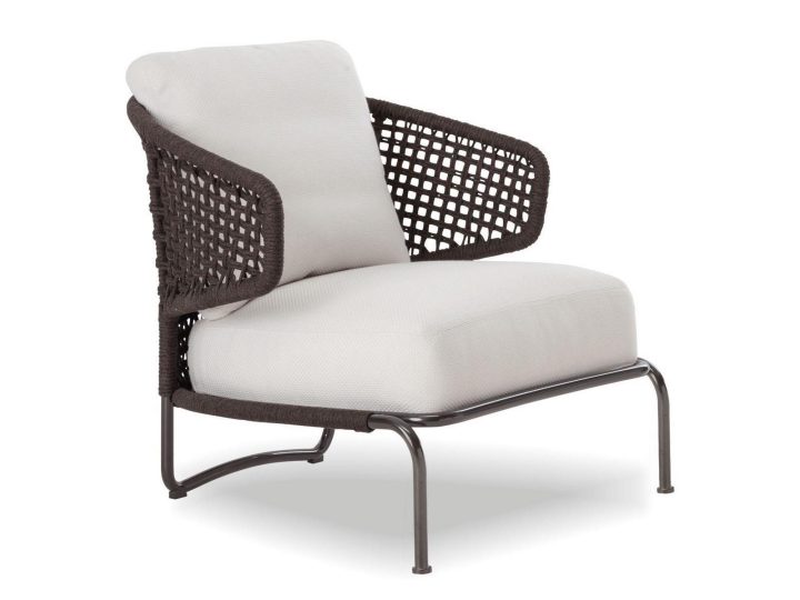 Aston Cord Outdoor Garden Armchair, Minotti