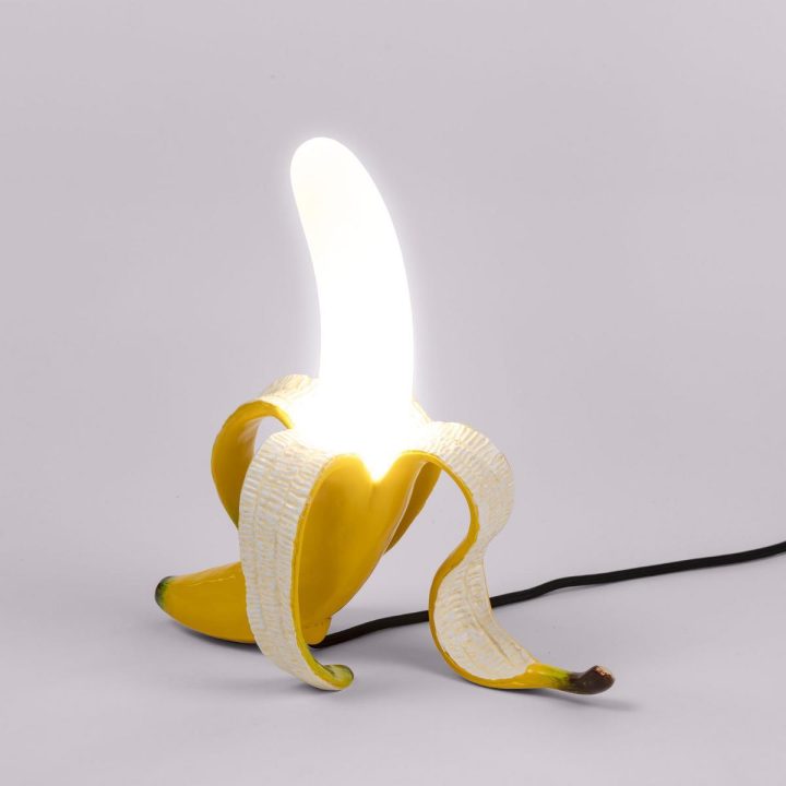 Banana Lamp Yellow Louie Table Lamp, Seletti