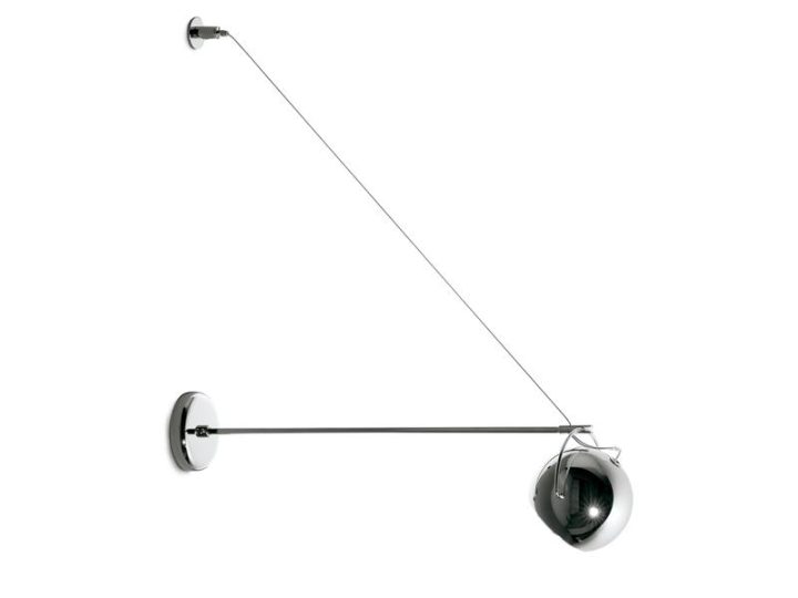 Beluga Steel Wall Lamp, Fabbian