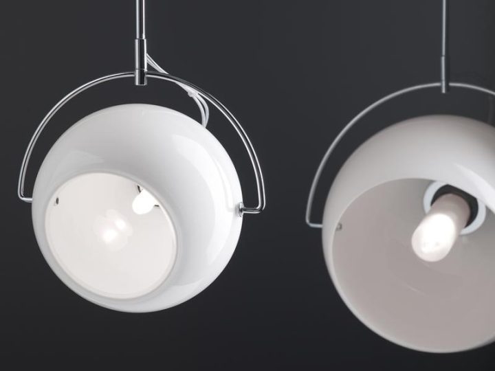 Beluga White Pendant Lamp, Fabbian