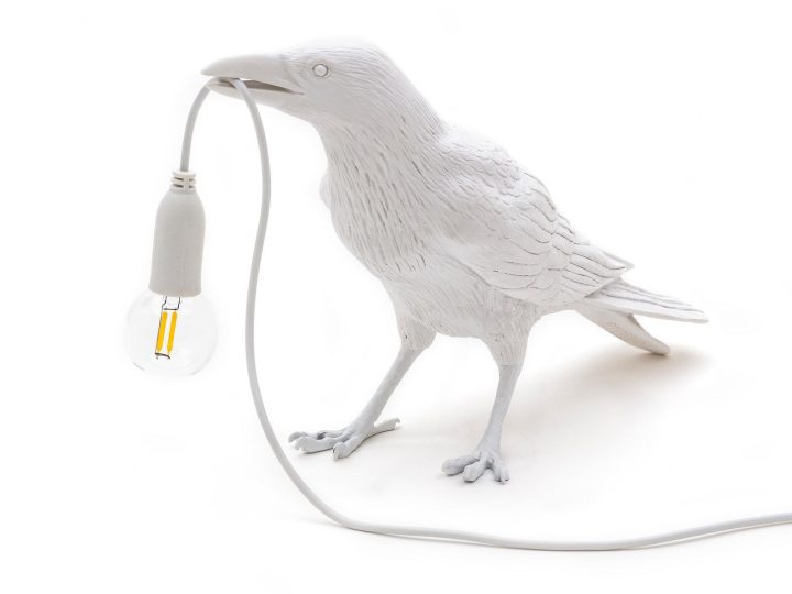 Bird Lamp Waiting Table Lamp, Seletti