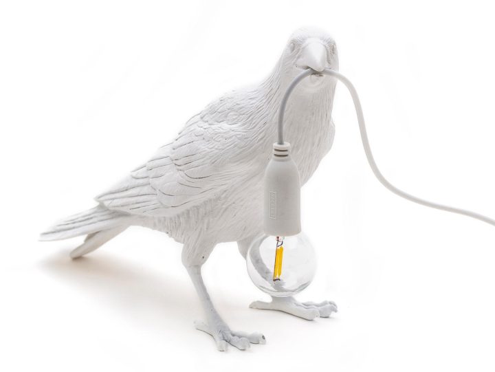 Bird Lamp Waiting Table Lamp, Seletti