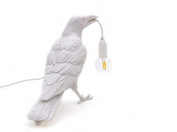 Bird Lamp Waiting Table Lamp, Seletti