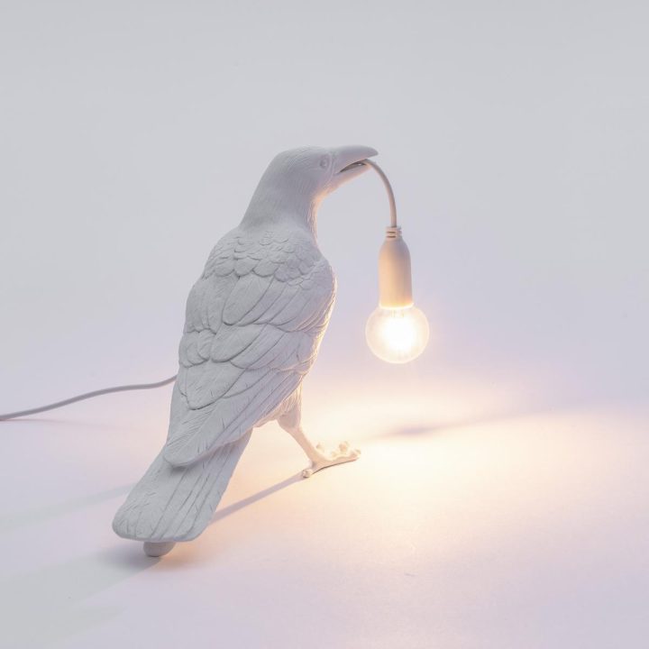 Bird Lamp Waiting Table Lamp, Seletti