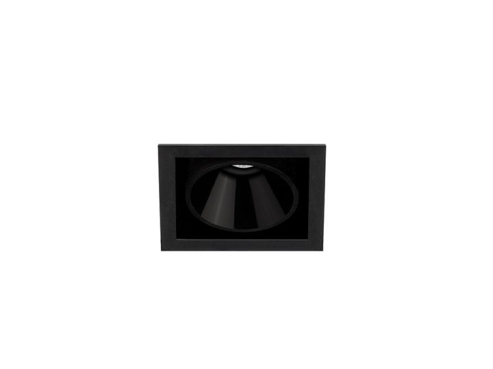 Black Foster Recessed 1 Spotlight, Arkoslight