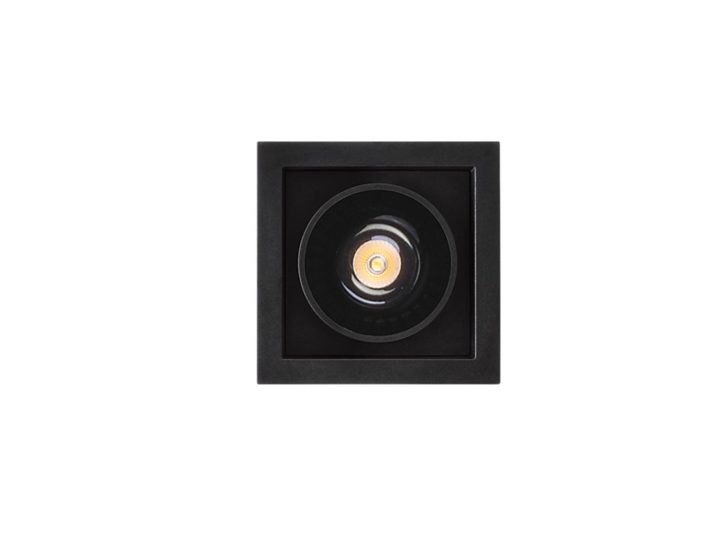 Black Foster Recessed 1 Spotlight, Arkoslight