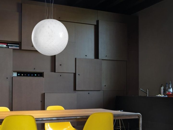 Bolle Sp Pendant Lamp, Vistosi