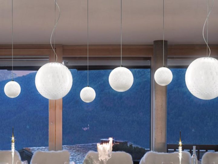 Bolle Sp Pendant Lamp, Vistosi