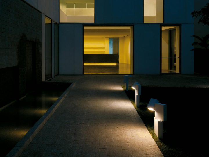 Boxes Bollard Light, Vibia