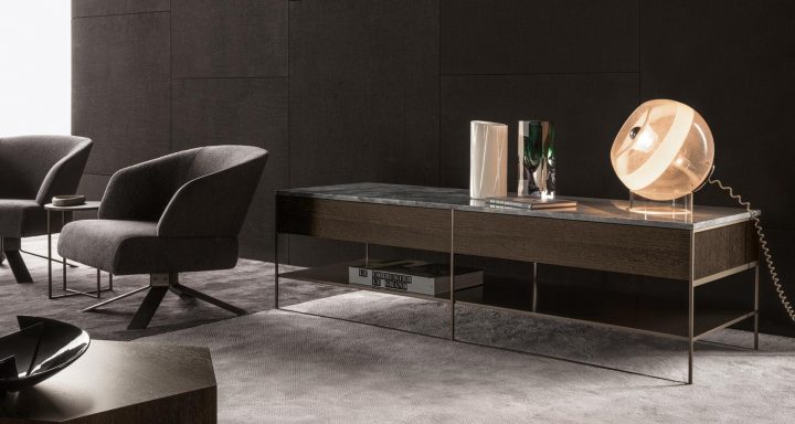 Calder Bronze Console, Minotti