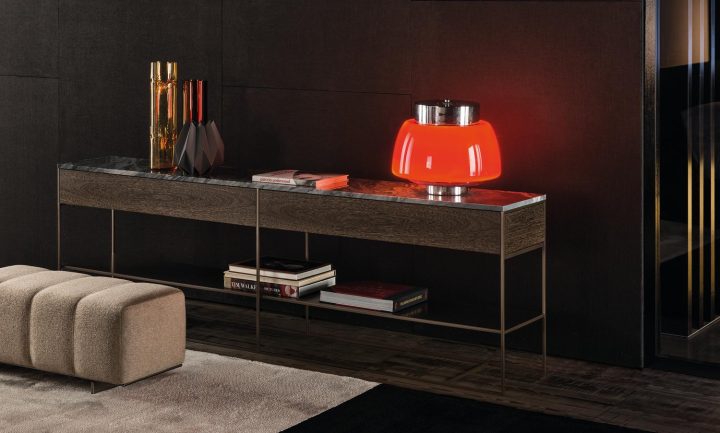 Calder Bronze Console, Minotti