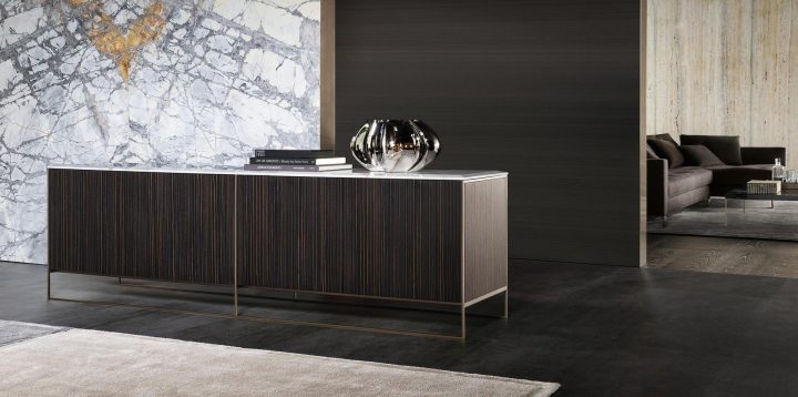 Calder Bronze Sideboard, Minotti