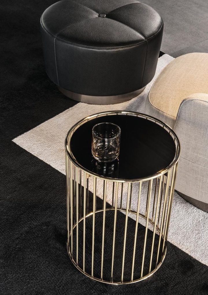 Caulfield Gold Coffee Table, Minotti