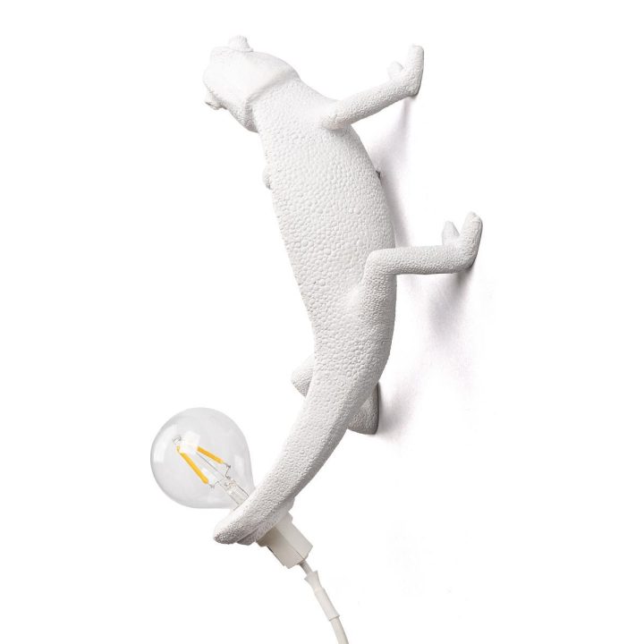 Chameleon Going Up Wall Lamp, Seletti