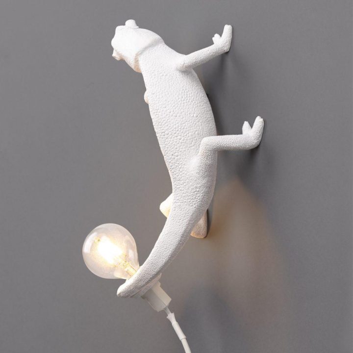 Chameleon Going Up Wall Lamp, Seletti