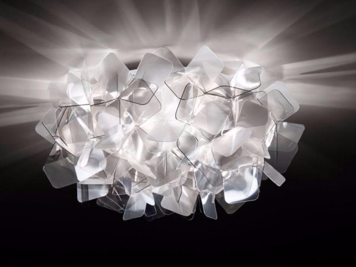 Clizia Fumè Medium Wall Lamp, Slamp