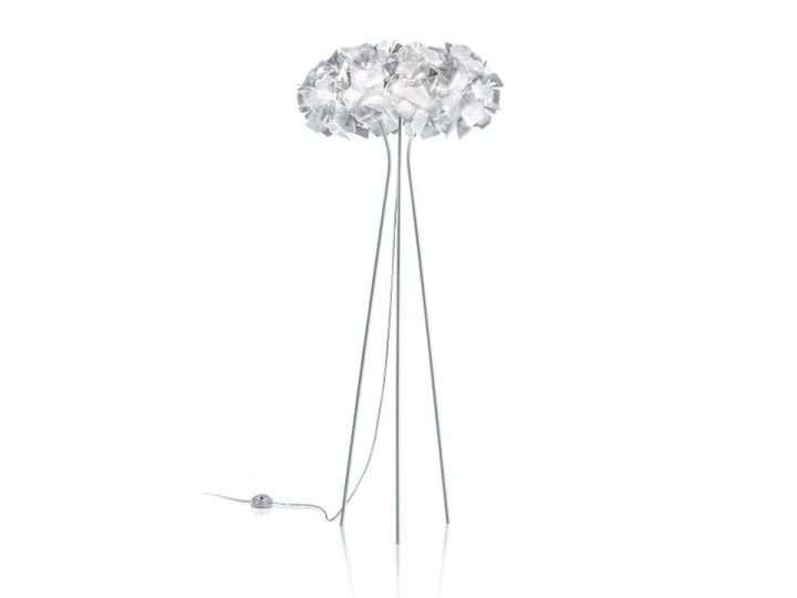 Clizia Fumé Floor Lamp, Slamp