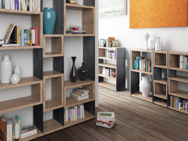 Concrete Bookcase, Zava