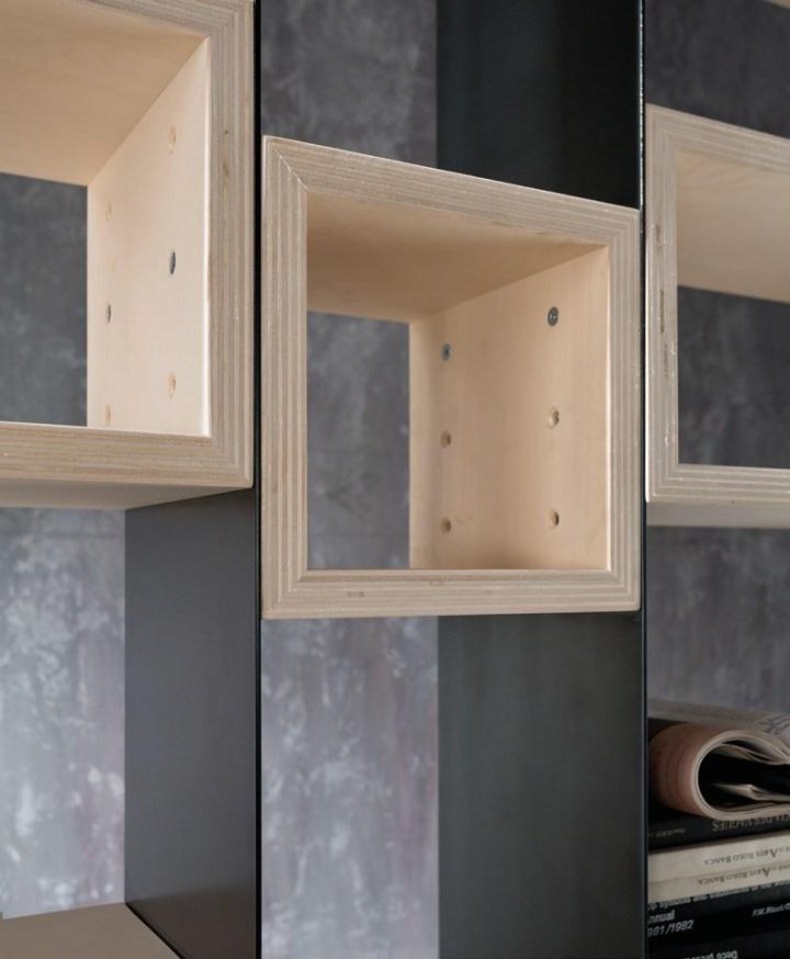 Concrete Bookcase, Zava