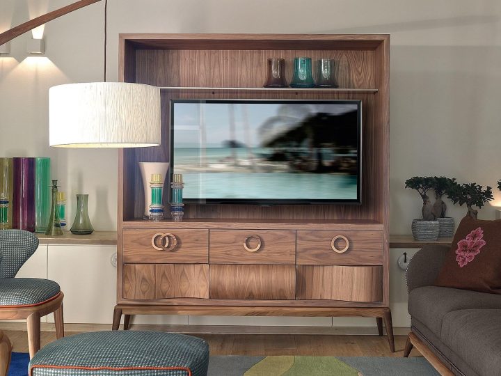 Contemporary Living Tv Furniture, Volpi