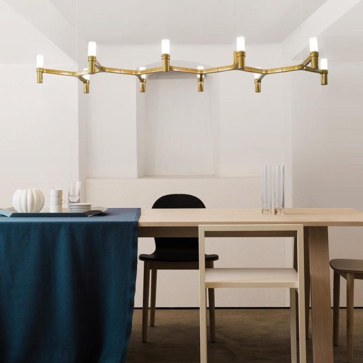 Crown Plana Linea Pendant Lamp, Nemo