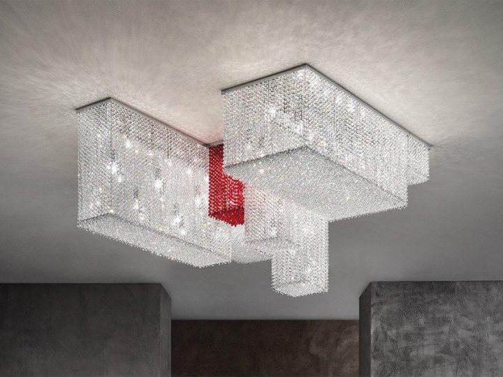 Cubo Pl175 Combo Ceiling Lamp, Masiero