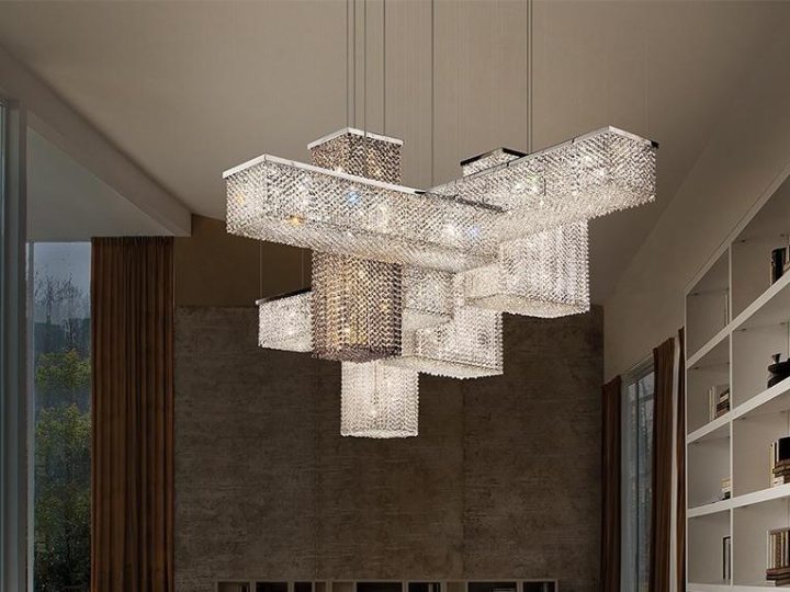 Cubo S175 Sq Pendant Lamp, Masiero