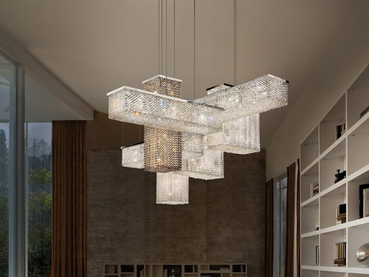 Cubo S175 Sq Pendant Lamp, Masiero