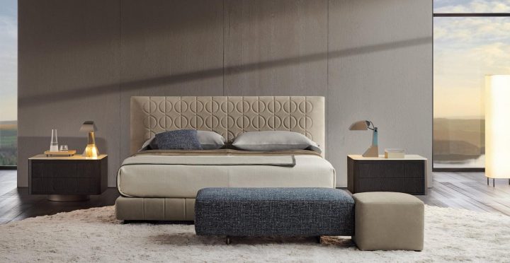 Curtis Bed, Minotti