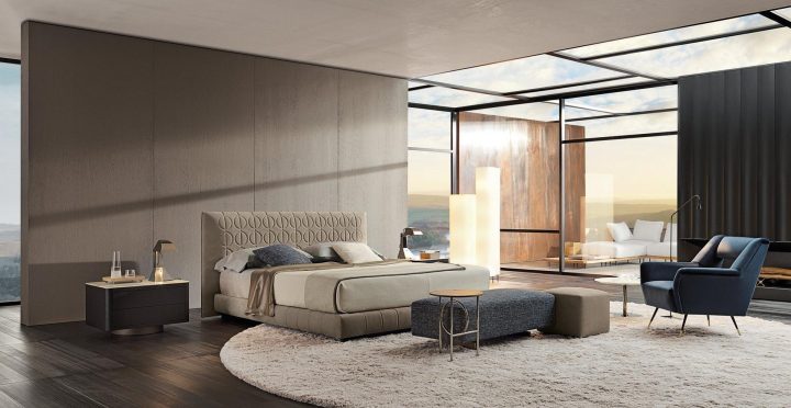 Curtis Bed, Minotti