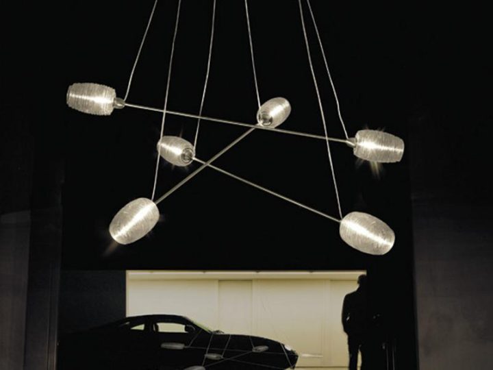 Damasco Sp 6 P Pendant Lamp, Vistosi