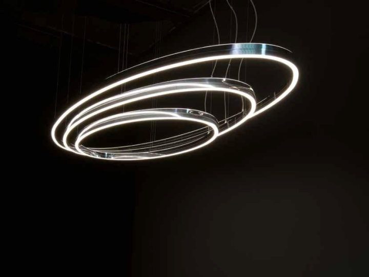 Doppio Ellipse Pendant Lamp, Sattler