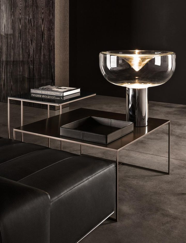 Duchamp Bronze Coffee Table, Minotti