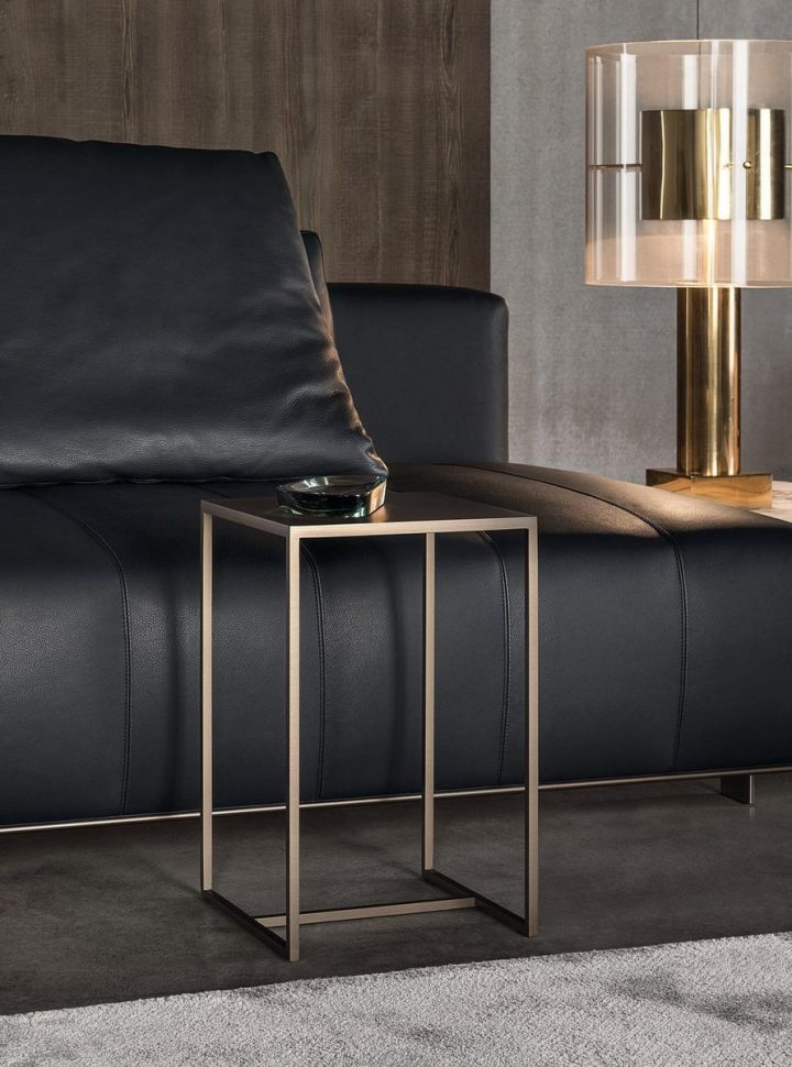 Duchamp Bronze Coffee Table, Minotti