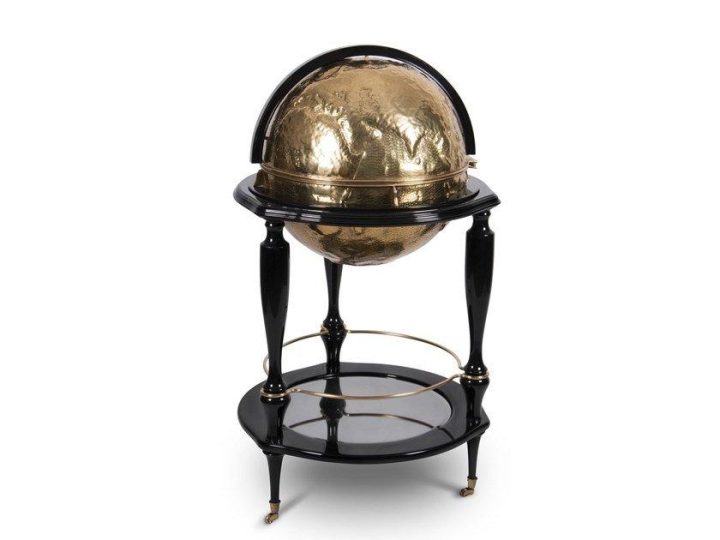 Equator Globe Gold Bar Cabinet, Boca Do Lobo