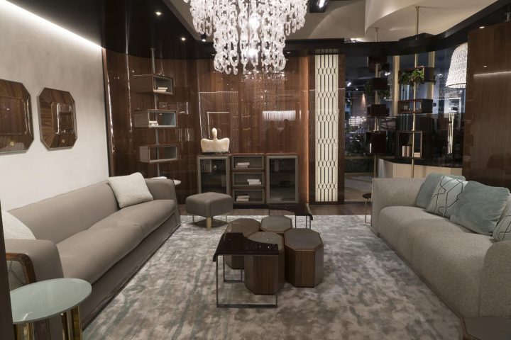 Esedra Set Coffee Table, Bruno Zampa