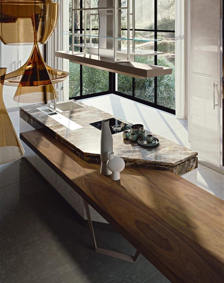 Essenza Supernatural Pearl And Walnut Kitchen, Martini Interiors