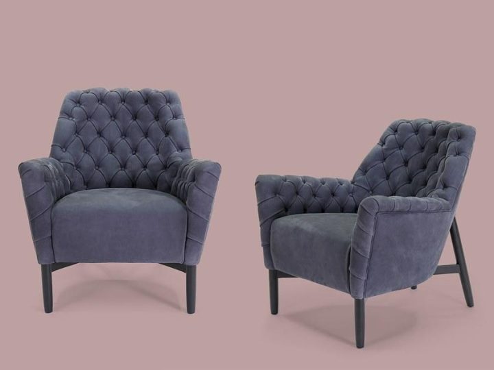 Eve Capitonné Armchair, Borzalino