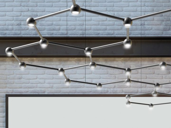 Favo Light Cell Pendant Lamp, Sattler