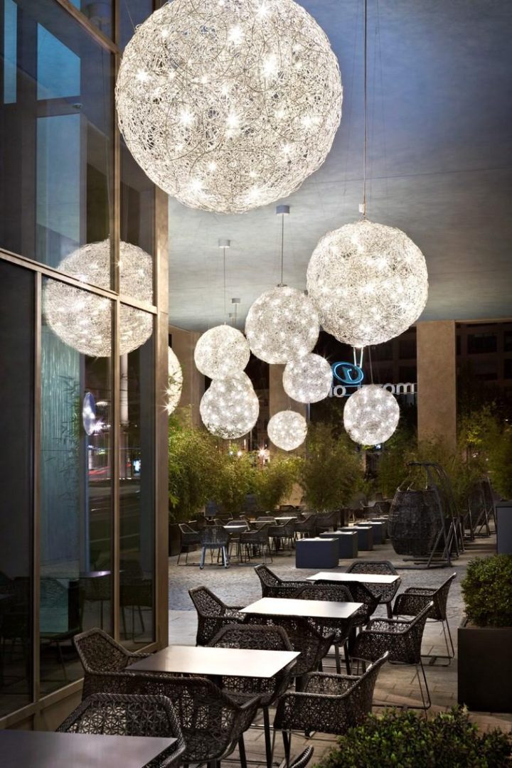 Fil De Fer Ip65 Outdoor Pendant Lamp, Catellani & Smith