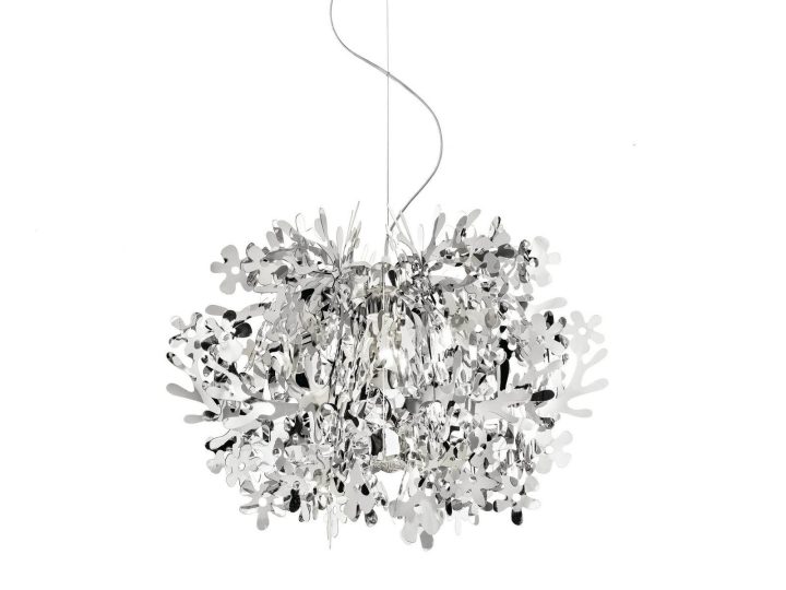 Fiorella Mini Silver Pendant Lamp, Slamp