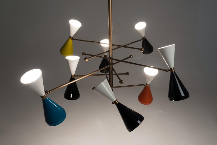 Flipper Pendant Lamp, Mantellassi 1926