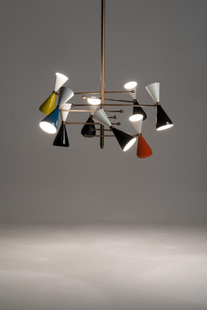 Flipper Pendant Lamp, Mantellassi 1926