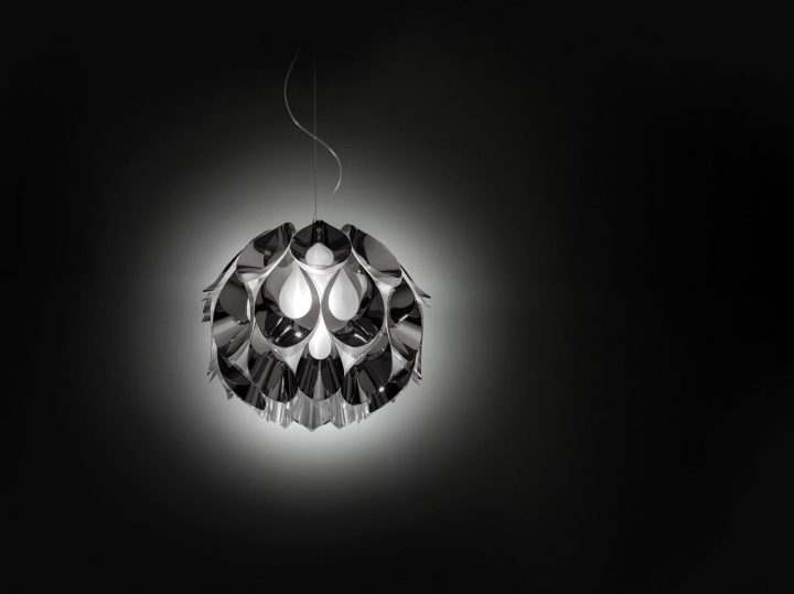 Flora Pewter Pendant Lamp, Slamp