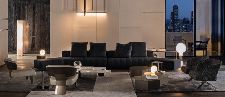 Freeman Lounge Sofa, Minotti