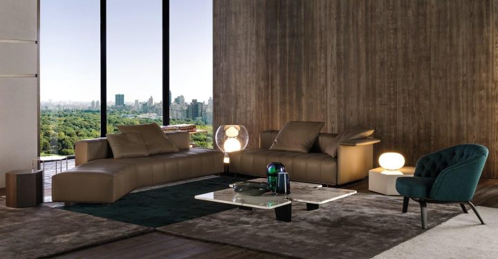 Freeman Lounge Sofa, Minotti